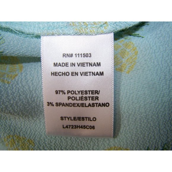 Lily White Top Off Shoulder Pineapple Medium Beach - Picture 7 of 7